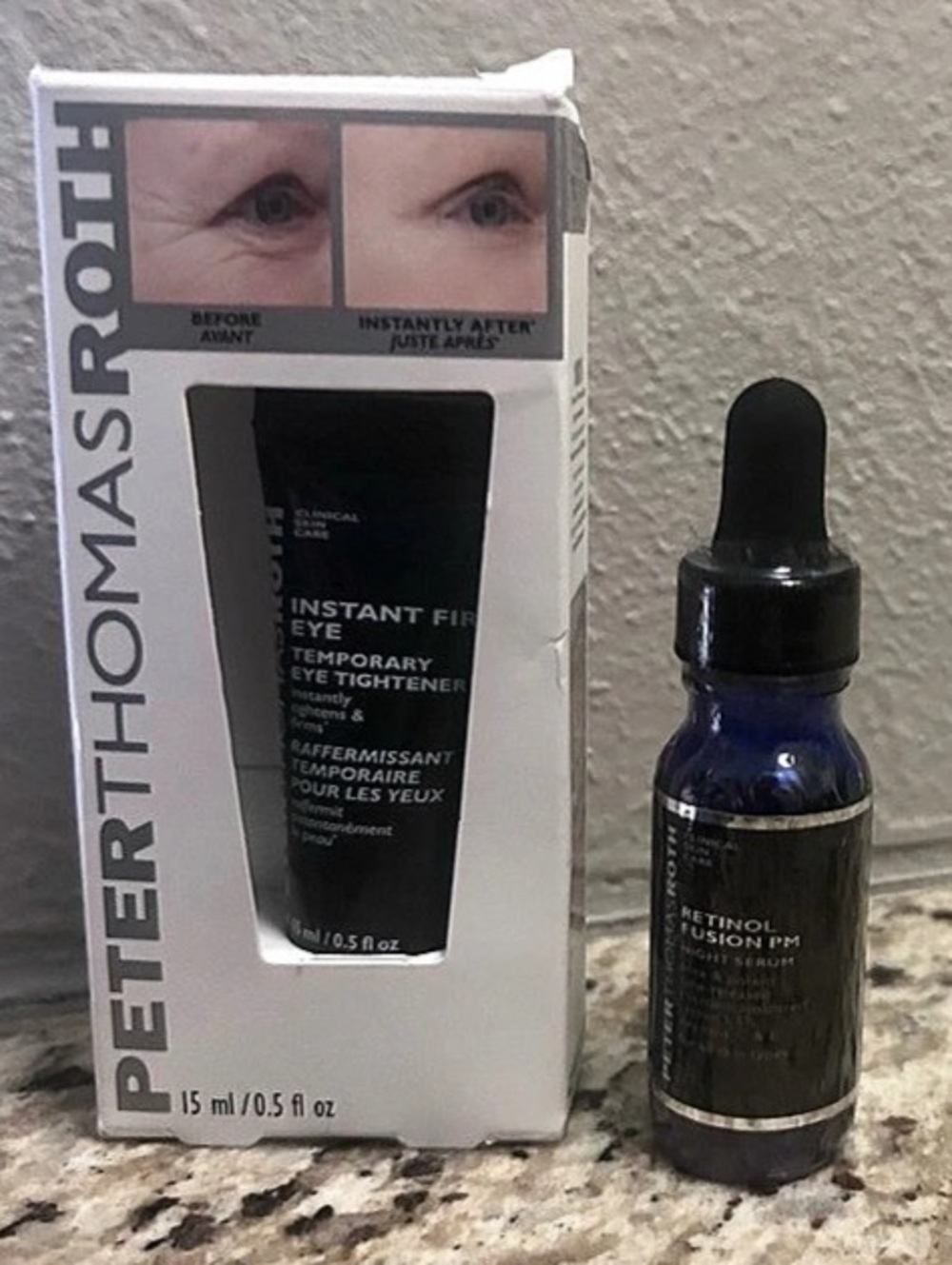 Bundle-Peter Thomas Roth Retinol Fusion PM Night Serum & FIRMx Eye Tightener